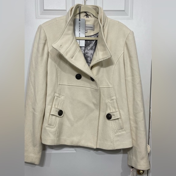 NWT Steve Madden Ivory Peacoat, 3X - Picture 4 of 7